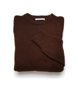 Camel Hair English Rib Roundneck - Image 2