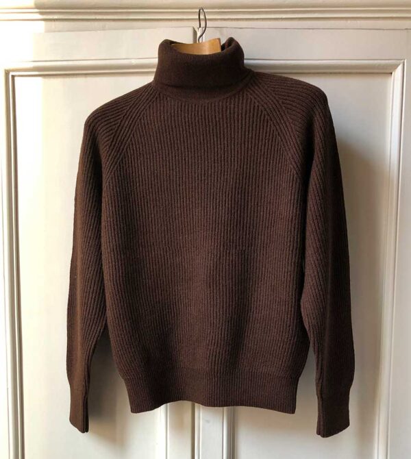 Camel hair turtleneck