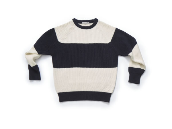 super geelong lambswool stripes roundneck - Image 2