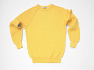 Cotton English Rib Roundneck Giallo - Image 3
