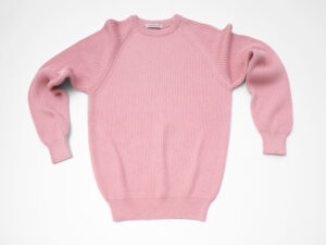 Cotton English Rib Roundneck Rosato - Image 3
