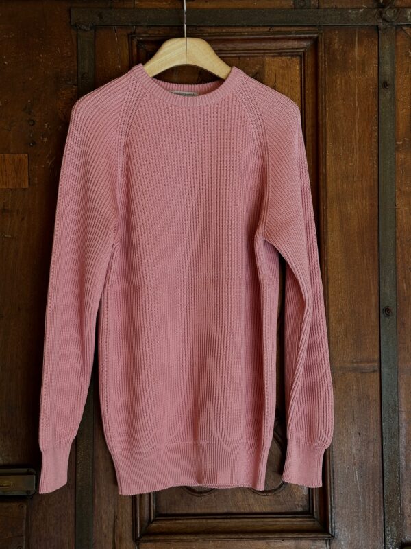 Cotton English Rib Roundneck Rosato