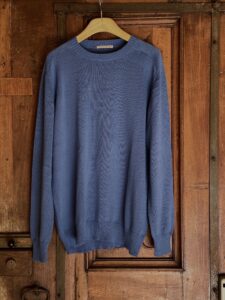 Cotton Jersey Roundneck Denim