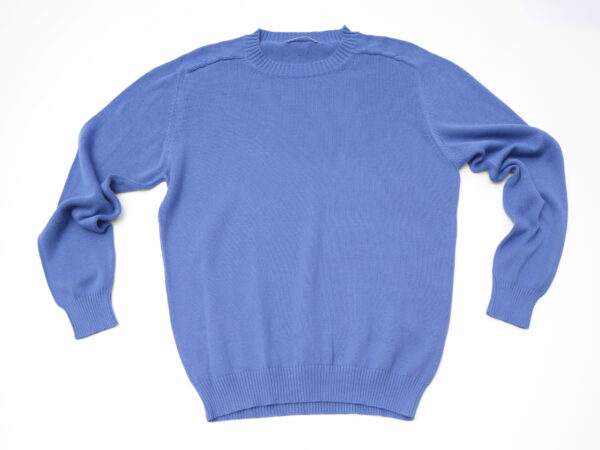 Cotton Jersey Roundneck Denim