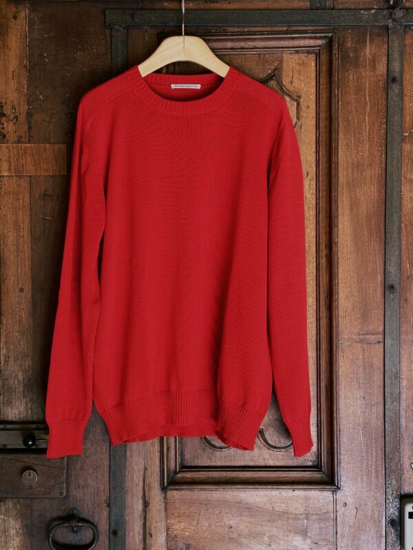 Jersey Cotton Roundneck Rosso