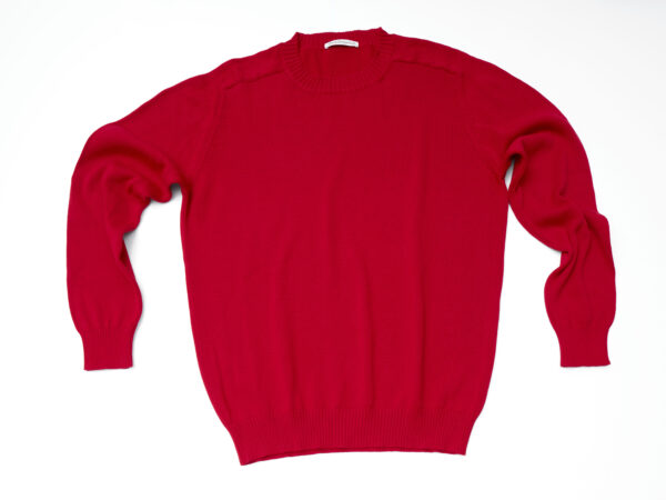 Cotton Jersey Roundneck Rosso
