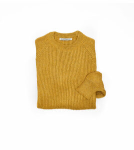 Lurex English rib Roundneck Oro - Image 2