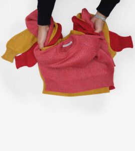Lurex English rib Roundneck Rosa - Image 3