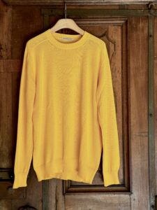 Cotton Jersey Roundneck Giallo