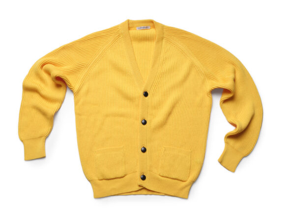 Cotton Cardigan Giallo