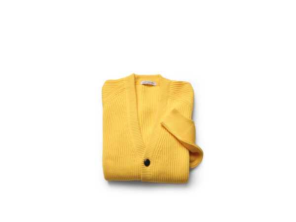 Cotton Cardigan Giallo