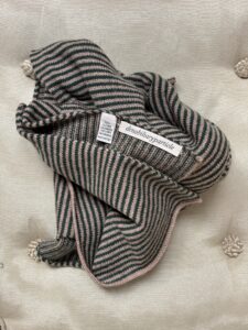 ciccio pirata cashmere carrè sable/green