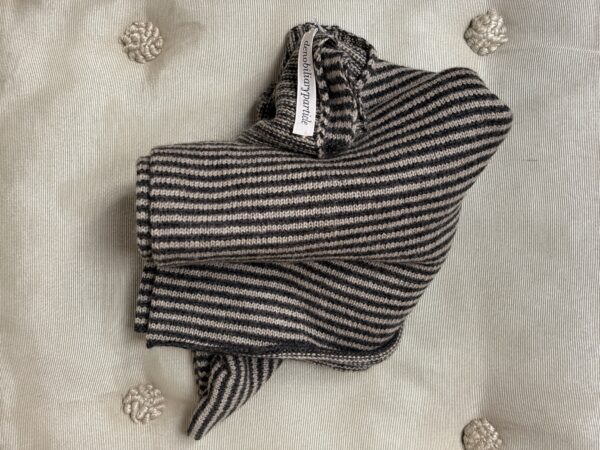 ciccio pirata cashmere carrè sable/black