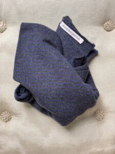 ciccio pirata cashmere carrè blue/coal